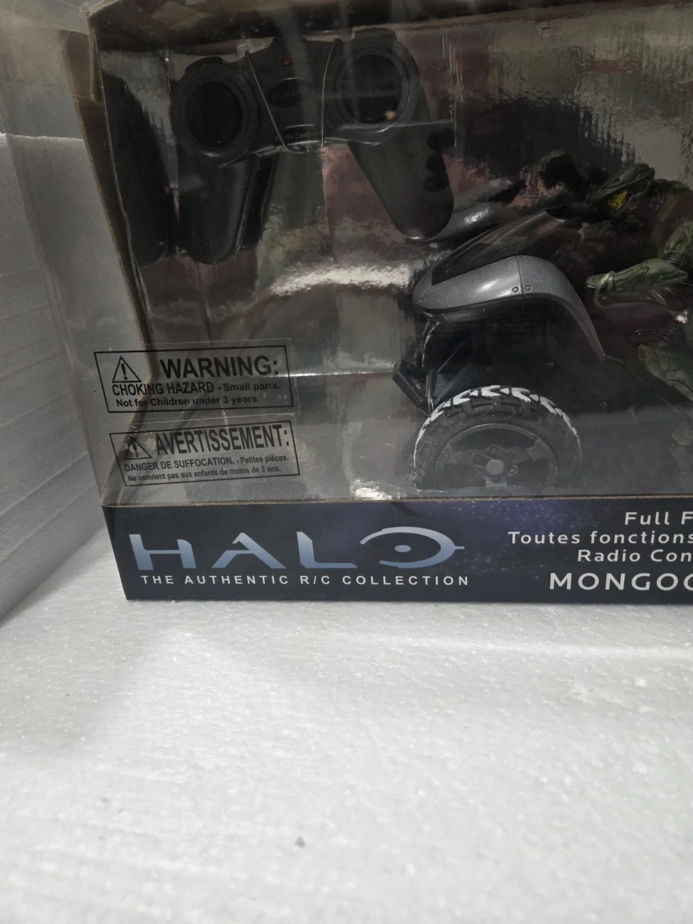 Halo Mongoose RC Vehicle with Master Chief Figure - Green/Gray